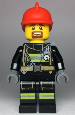 Минифигурка Лего Сити Пожарный
