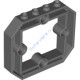 Деталь Лего Панель 1 х 6 х 4 1/3 С Окном И 4 Отверстиями Для Штифта Цвет Темно-Серый