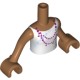 Деталь Лего Торс Мини Долл Френдс С Рисунком Цвет Карамельный