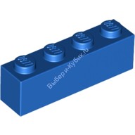 Деталь Лего Кубик 1 х 4 Цвет Синий
