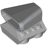 Деталь Лего Спортивная Автомoбильная Турбина 2 х 2 Цвет Перламутрово-Светло-Серый