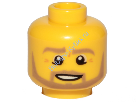 Деталь Лего Голова Минифигурки Цвет Желтый