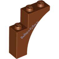 Деталь Лего Арка 1 х 3 х 3 Цвет Коричневый