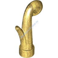 Деталь Аналог Совместимый С Лего Стебель Травы Цвет Перламутрово-Золотой 