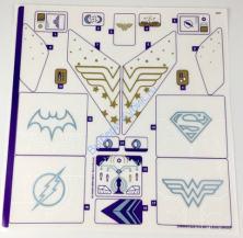 Наклейки К Набору Лего Супергерои 41239 - Лист 1 (33994/6192574)
