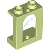 Деталь Лего Окно 1 х 2 х 2 Замок Цвет Фисташковый