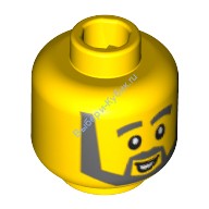 Деталь Лего Голова Минифигурки Цвет Желтый