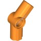 Деталь Лего Техник Коннектор Угловой #4 - 135 Градусов Цвет Оранжевый