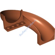 Деталь Лего Горка Изогнутая 6 х 12 х 8 Цвет Темно-Оранжевый