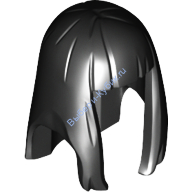 Деталь Лего Парик Мужской Цвет Черный