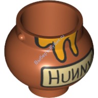 Деталь Лего Горшочек С Медом Цвет Темно-Оранжевый