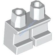 Деталь Лего Ноги Короткие Цвет Белый