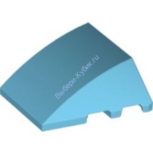 Деталь Лего Клин 4 х 3 Без Штырьков Цвет Умеренно-Лазурный