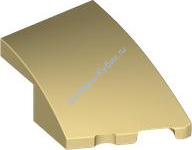 Деталь Лего Клин 3 х 2 Правая Без Штырьков Цвет Песочный
