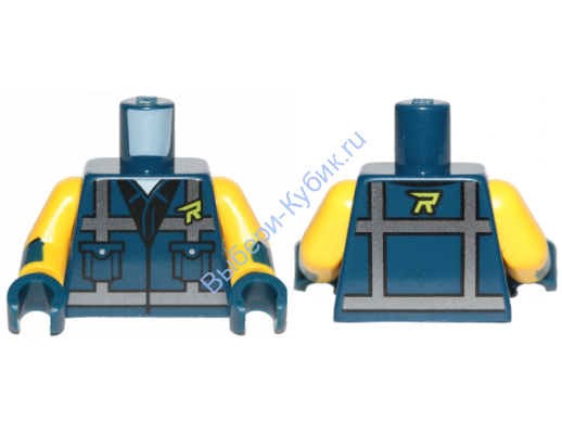 Детали Лего Торс Цвет Темно -Синий