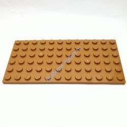 Деталь Лего Пластина 6 х 12 Цвет Карамельный