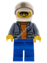 Минифигурка Лего Сити - Пилот Вертолета