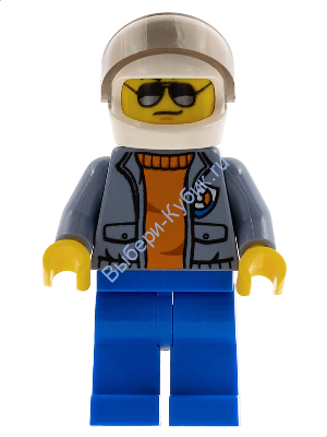 Минифигурка Лего Сити - Пилот Вертолета
