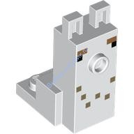 Деталь Лего Часть Животного Майнкрафт Альпака / Лама Цвет Белый