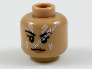 Деталь Лего Голова Минифигурки Цвет Карамельный