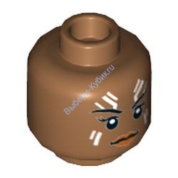 Деталь Лего Голова Минифигурки Цвет Карамельный