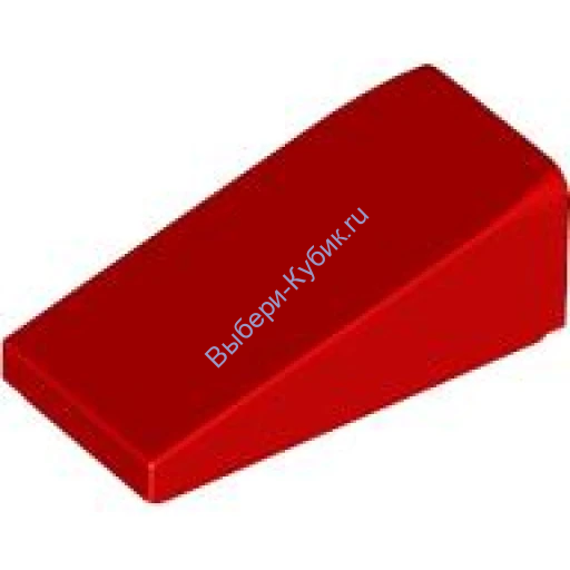 Деталь Лего Скос 2 x 1 x 2/3 Цвет Красный