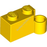 Деталь Лего Петля Кубик 1 х 4 Поворотная База Цвет Желтый