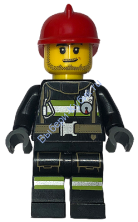 Минифигурка Лего  Сити - Пожарный