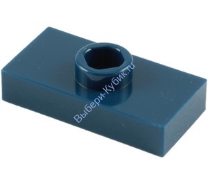 Деталь Лего Пластина 1 х 2 С Штырьком Цвет Темно-Синий