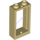 Деталь Лего Окно 1 х 2 х 3 Плоский Перед Цвет Песочный