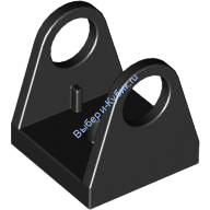 Деталь Лего Крепление для тросового барабана 2 х 2 Цвет Черный