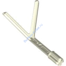 Деталь Лего Техник Вилка С Осью Цвет Светящийся В Темноте Белый