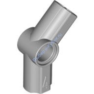 Деталь Лего Техник Коннектор Угловой #4 - 135 Градусов Цвет Светло-Серый