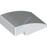 Деталь Лего Скос Изогнутый 3 х 2 Без Штырьков Цвет Белый