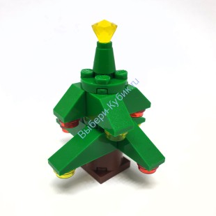 Набор Деталей Лего От Выбери Кубик Рождественская Елка 4243