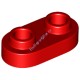 Деталь Лего Пластина 1 х 2 Закругленная С 2 Штырьками Цвет Красный