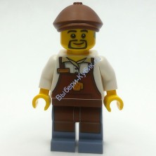 Минифигурка Лего Сити Бариста twn473