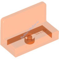 Деталь Лего Панель 1 х 2 х 1 С Закругленными Углами Цвет Прозрачно-Неоново-Оранжевый