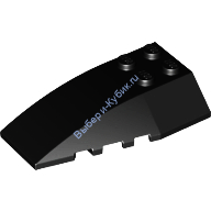 Деталь Лего Клин 6 х 4 Тройной Изогнутый Цвет Черный