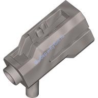 Деталь Лего Оружие Мини Бластер / Базука / Шутер Цвет Перламутрово-Светло-Серый