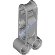 Деталь Аналог Совместимый С Лего Техник Коннектор Перпендикулярный Двойной 4L Цвет Светло-Серый