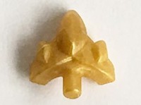 Деталь Лего Корона Тиара 3 Точки Цвет Перламутрово-Золотой