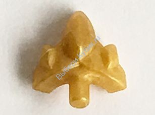 Деталь Лего Корона Тиара 3 Точки Цвет Перламутрово-Золотой