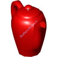 Деталь Лего Чайник (Belville / Scala) Цвет Красный