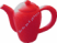Деталь Лего Чайник (Belville / Scala) Цвет Красный
