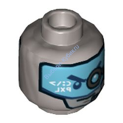 Деталь Лего Голова Цвет Перламутрово-Светло-Серый 3626cpb1339