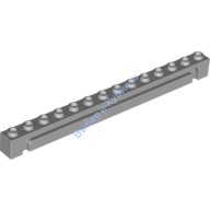 Деталь Лего Кубик Модифицированный 1 х 14 С Углублением Цвет Светло-Серый