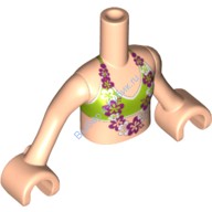 Деталь Лего Торс Мини Долл Френдс С Рисунком Цвет Светло-Телесный