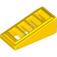 Деталь Лего Скос 2 х 1 х 2/3 С 4 Прорезями Цвет Желтый