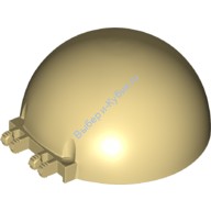 Деталь Лего Лобовое Стекло 8 х 8 х 3 Половина Сферы С Петлями Цвет Песочный